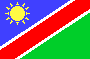 Flagge Namibia